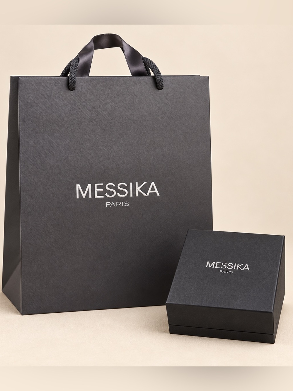 Messika Paris Jewelry Gift Box & Shopping Bag Set